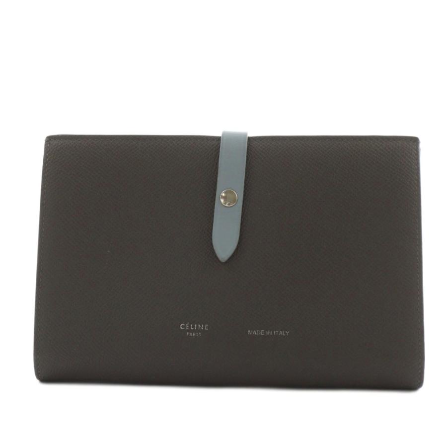 CÉLINE ラージストラップウォレット　新品未使用 CELINE ラージストラップウォレット長財布二つ折り CÉLINE