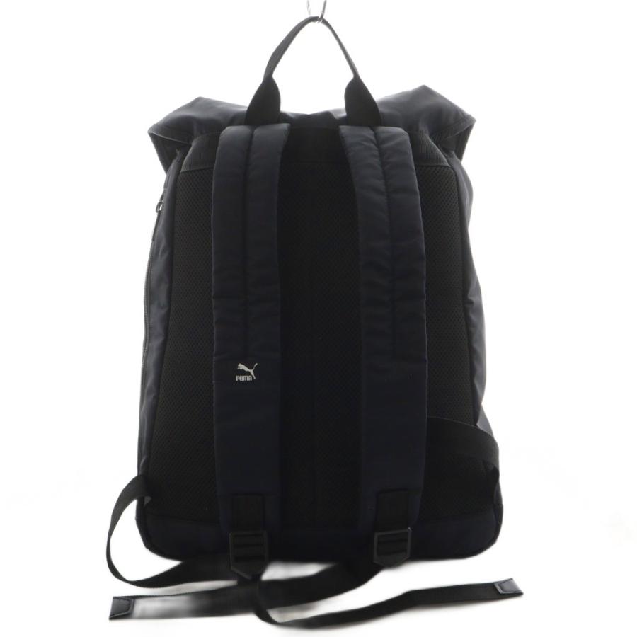 【美品】ear PAPILLONNER ぺったんリュック　黒 PUMA プーマ × イアパピヨネ ear PAPILLONNER リュックサック