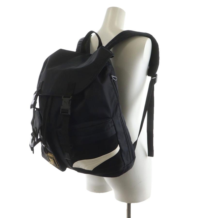 ear PAPILLONNER×APSUコラボリュック激レア！本革黒35200円 ear PAPILLONNER（イアパピヨネ）の「【PUMA(プーマ)×ear