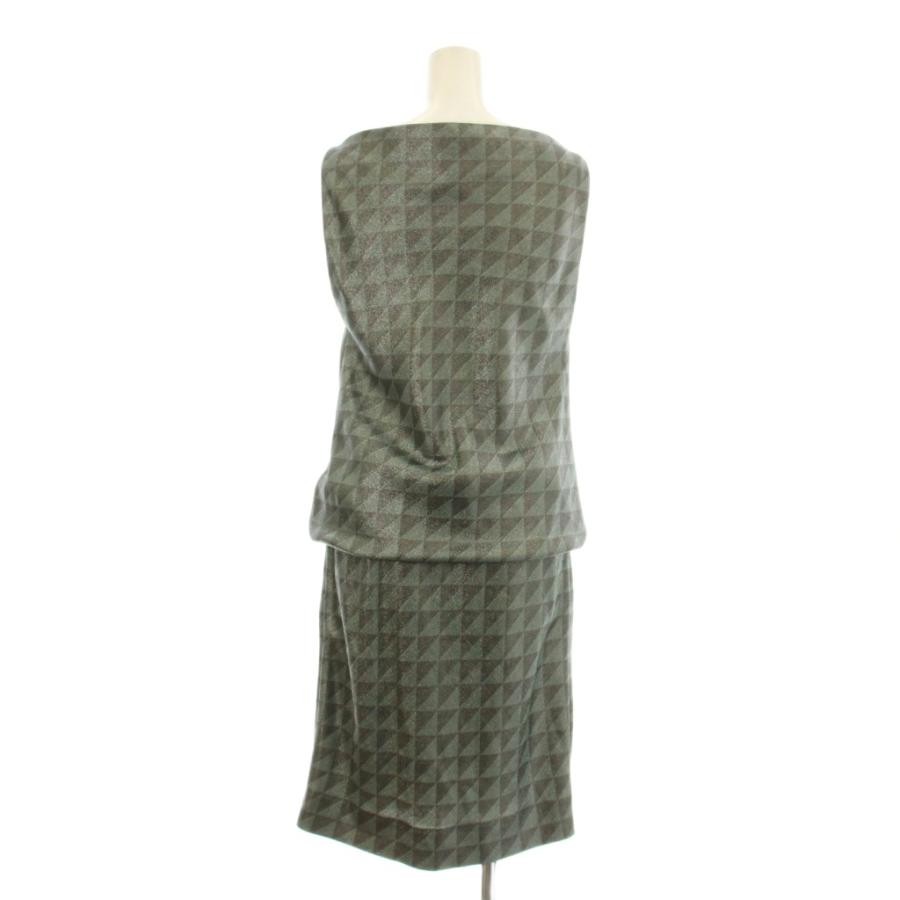 ルイヴィトン LOUIS VUITTON ワンピース タイト ミモレ ロング