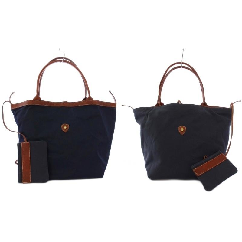 フェリージ　トートバッグ　レザー リバーシブル　Felisi ネイビーステッチ フェリージ Felisi BEGG トートバッグ ハンドバッグ リバーシブル
