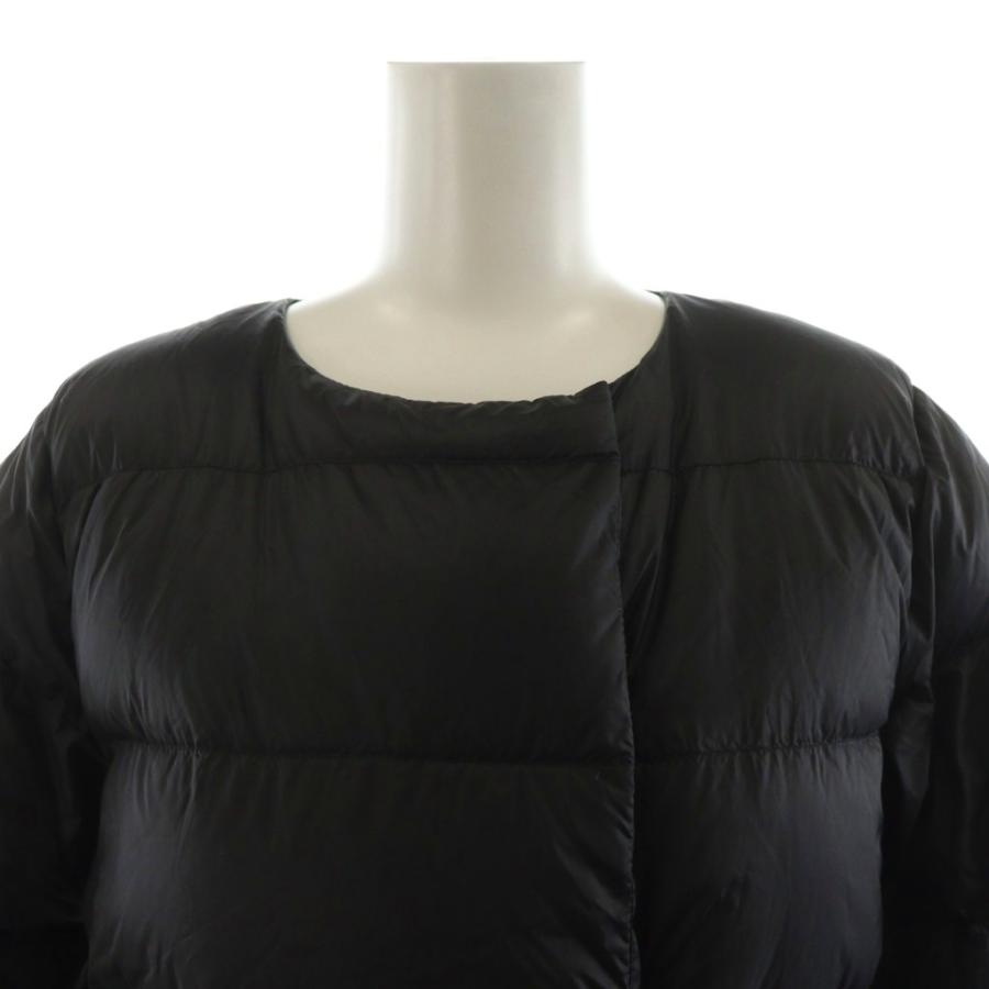 ピレネックス カンヌ ダウンジャケット ノーカラー 40サイズ ブラック PYRENEX｜ウルトラライトタフタ ナイロン ノーカラー ダウン