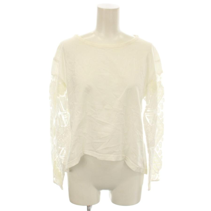 シーニューヨーク sea NEW YORK カットソー 長袖 バックレース 袖