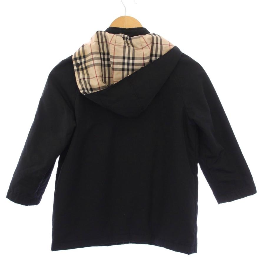 BURBERRY バーバリー ブラック ジャケット フード付き ブルゾン キッズ