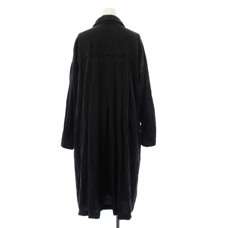 ネストローブ nest Robe シャツワンピース ロング 長袖 リネン