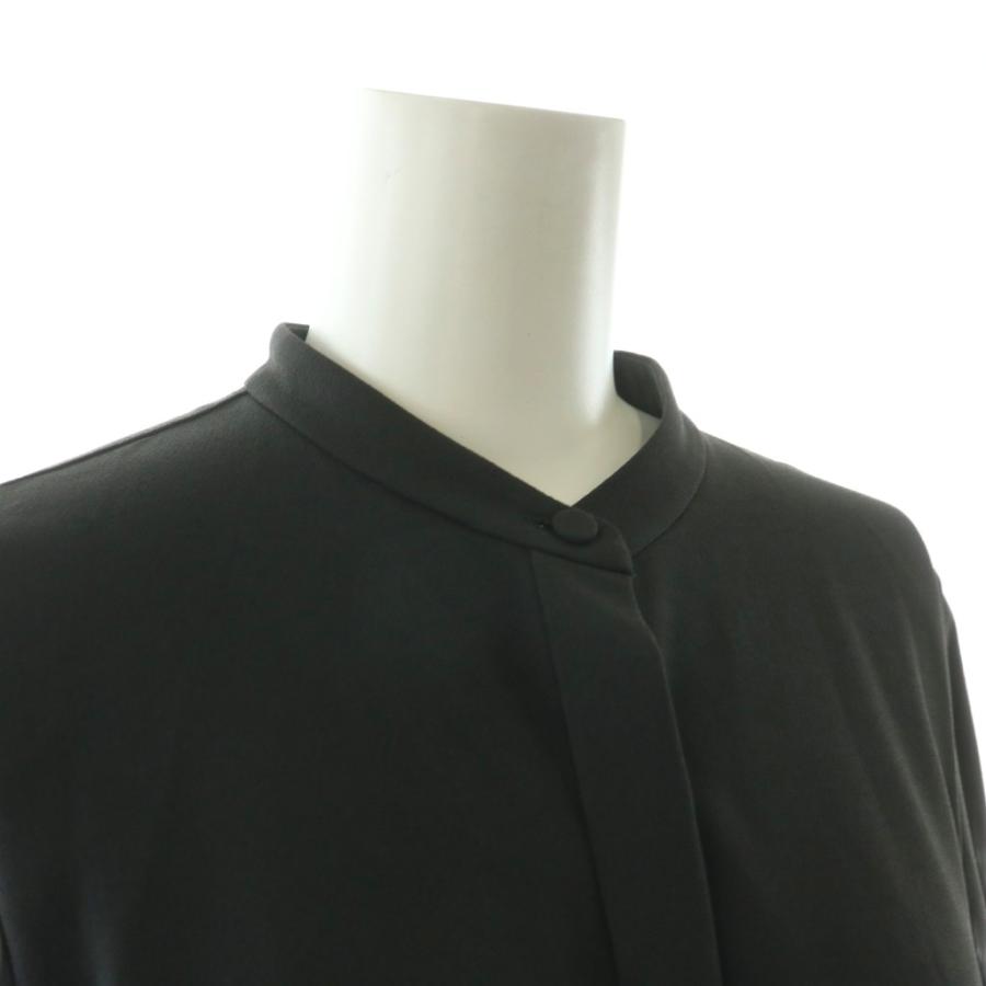 プラステ PLST ダブルジョーゼットワンピース ロング 長袖