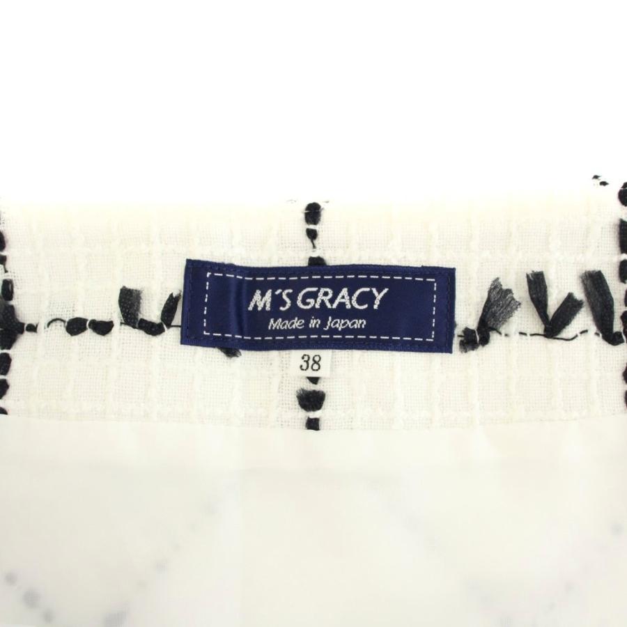 エムズグレイシー M'S GRACY スカート ロング フレア チェック柄