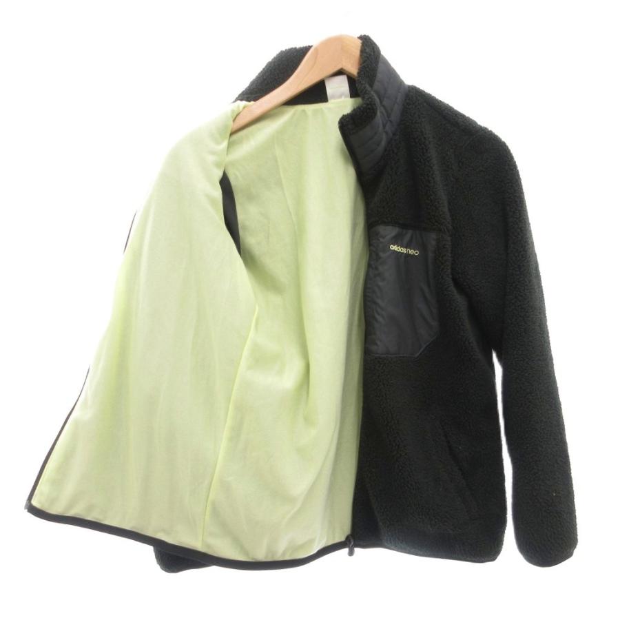 アディダスネオ adidas neo ボアジャケット M ジップアップ ロゴ 刺繍
