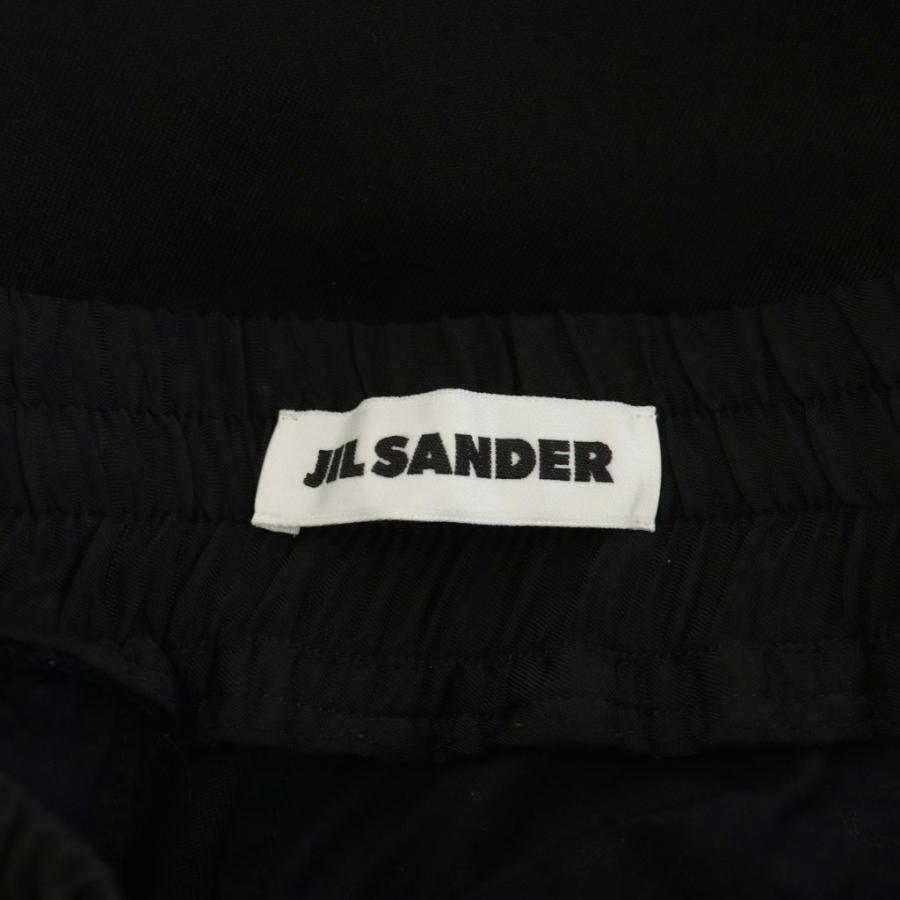 ジルサンダー JIL SANDER ジョガーパンツ ウール 32 黒 ブラック  