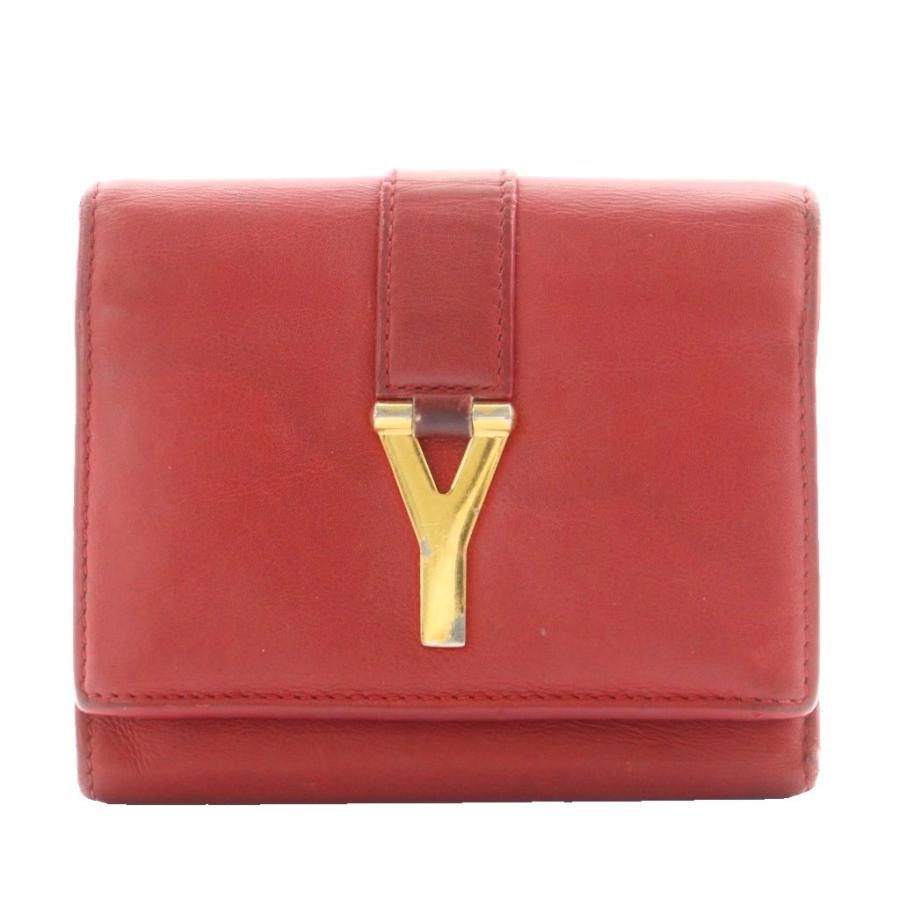サンローラン パリ SAINT LAURENT PARIS Yライン 財布 二つ折り 小銭
