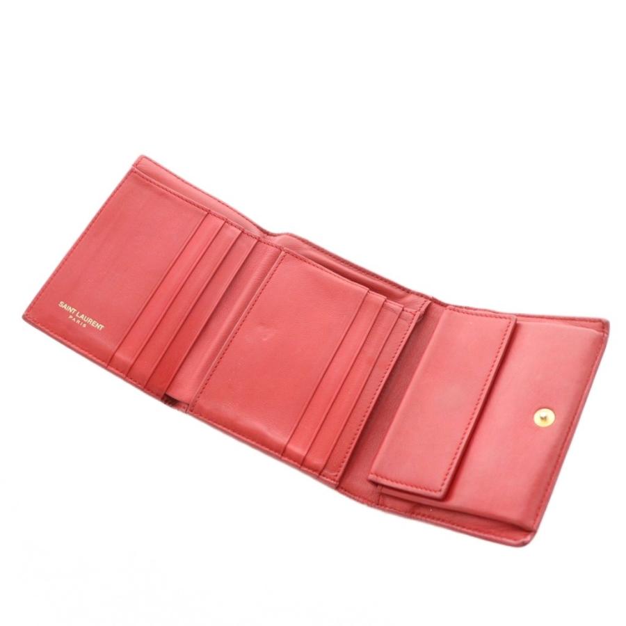 サンローラン パリ SAINT LAURENT PARIS Yライン 財布 二つ折り 小銭