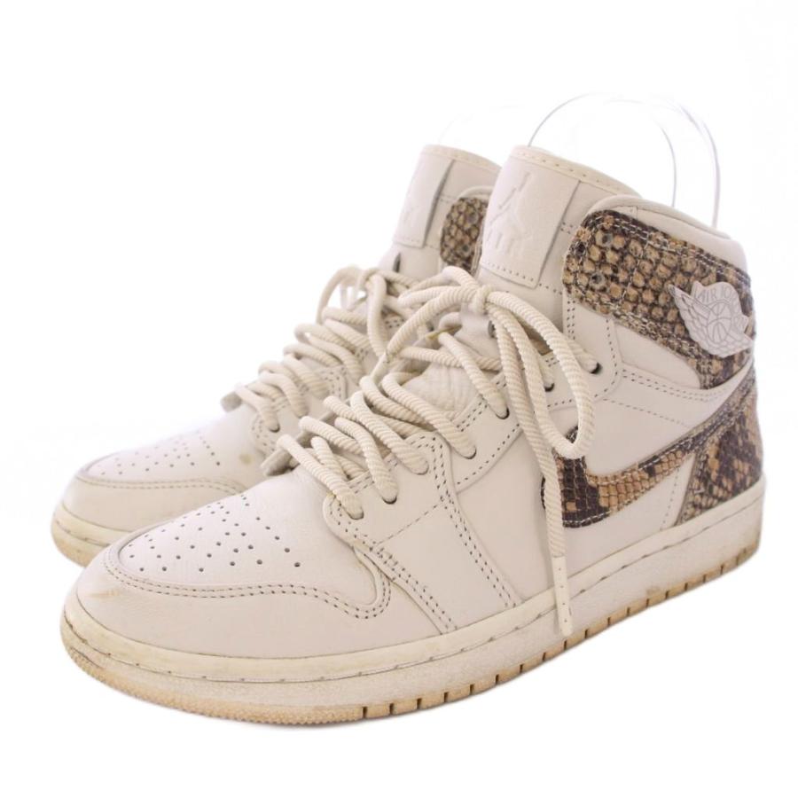 NIKE（ナイキ） NIKE Women's Air Jordan 1 Retro High White Snake