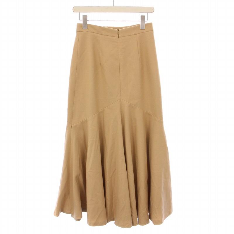 パトゥ PATOU マーメイドスカート マキシ ロング ウール 無地 36  