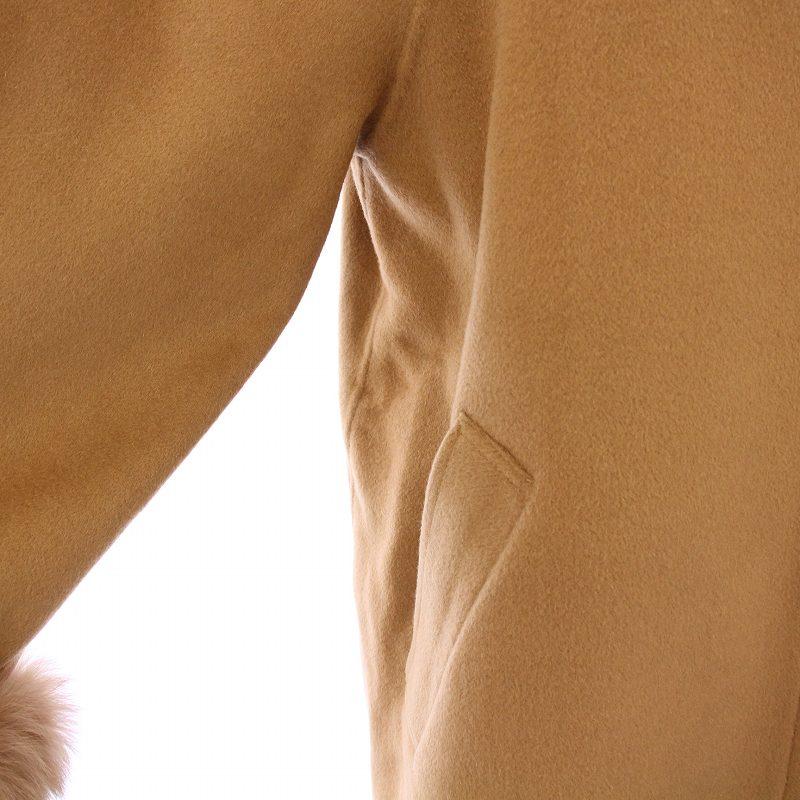 未使用品 グレースコンチネンタル ポンチョ風トリミングコート