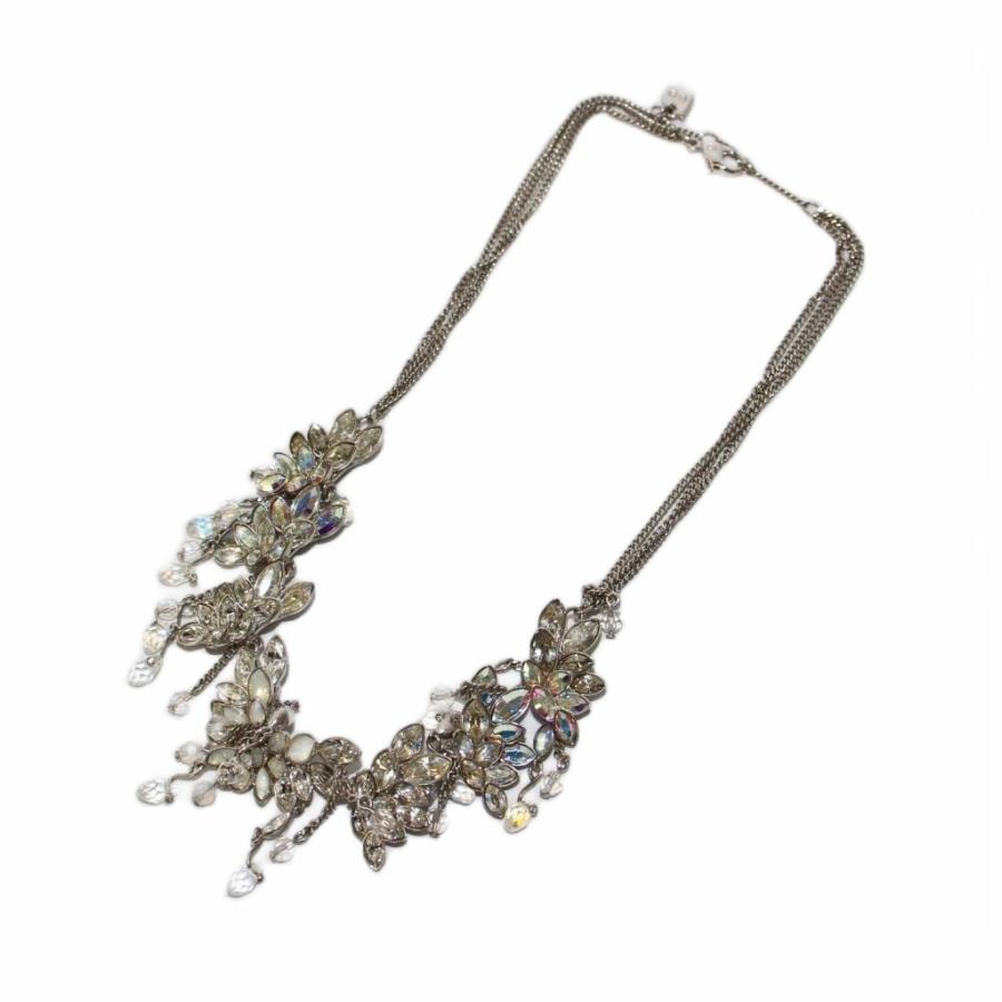 スワロフスキー SWAROVSKI ネックレス ペンダント クリスタル 3連