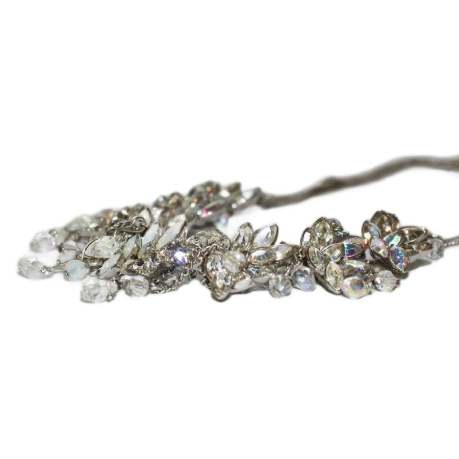 SWAROVSKI　スワロフスキー　クリスタル　ネックレス　3連　シルバー スワロフスキー SWAROVSKI ネックレス ペンダント クリスタル 3連