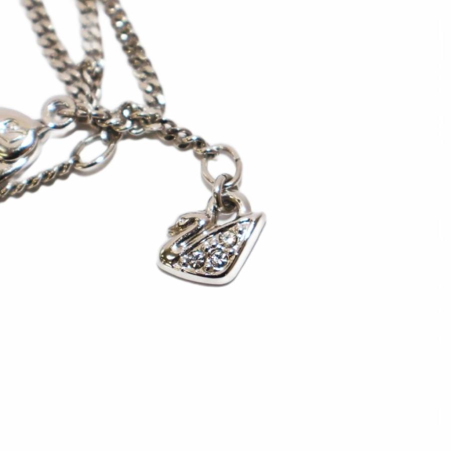 スワロフスキー SWAROVSKI ネックレス ペンダント クリスタル 3連