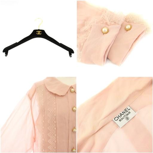 CHANEL（シャネル） BOUTIQUE シャツ ブラウス 長袖 シフォン シアー 