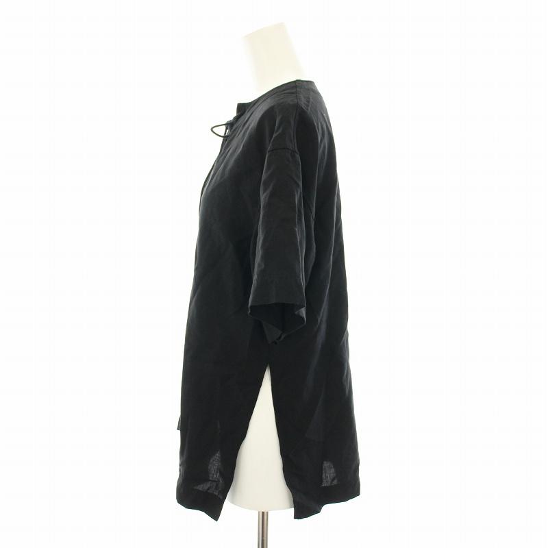 トーテム TOTEME 23SS フルーイドタイトップ FLUID TIE TOP シャツ 