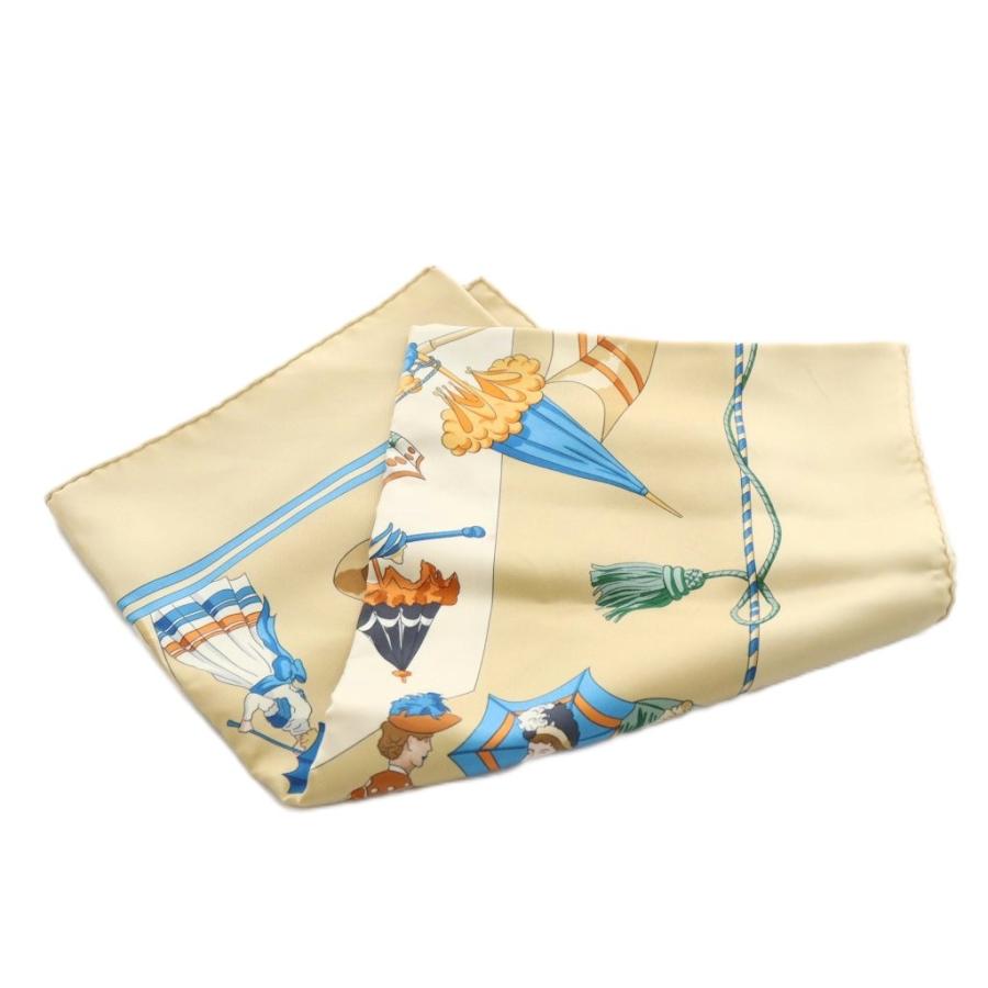 HERMES（エルメス） カレ 90 OMBRELLES ET PARAPLUIES スカーフ 傘