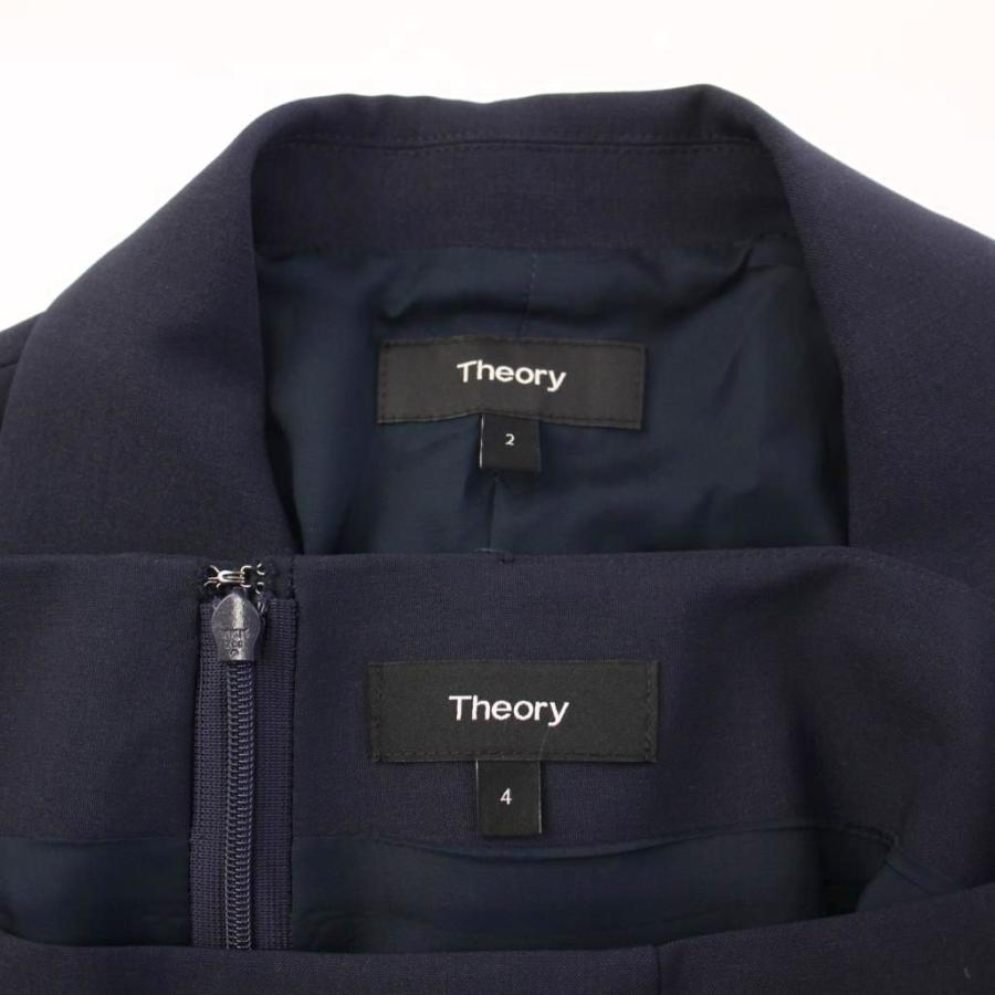 セオリー　TAILOR テイラー　スーツスカート セット　ネイビー セオリー TAILOR スーツスカート セット ネイビー 美品