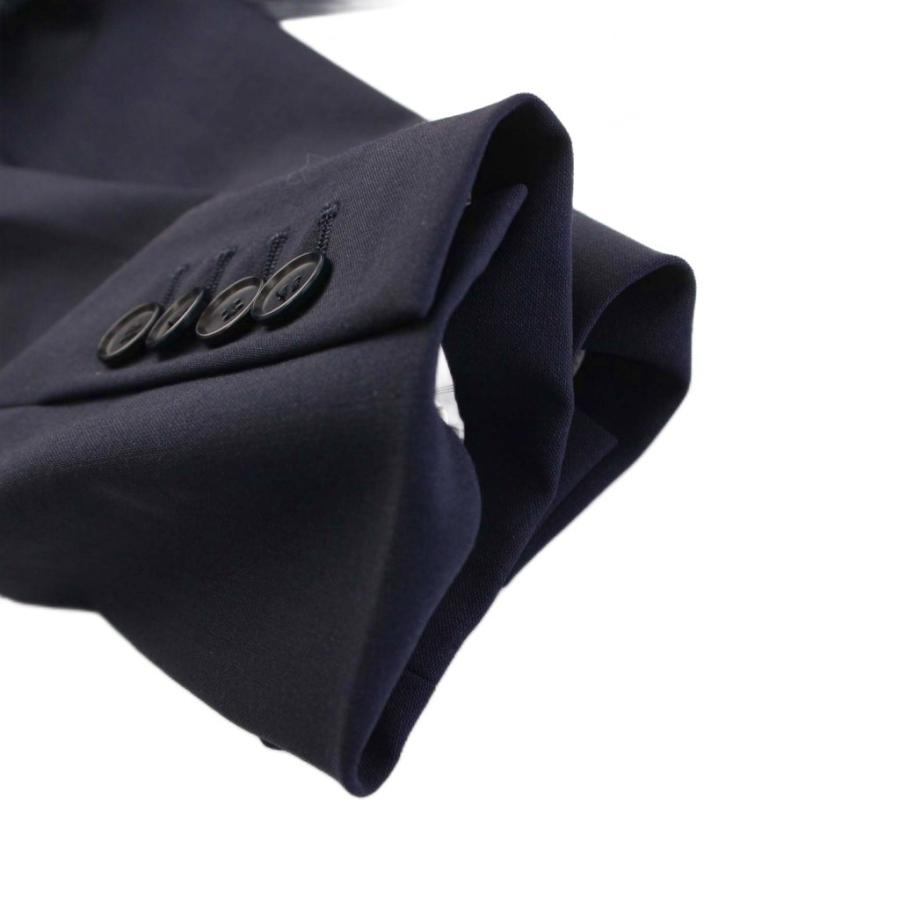 セオリー Theory ノーカラージャケット スカート セットアップ ネイビー 美品】セオリーリュクス ノーカラー スカートセットアップ