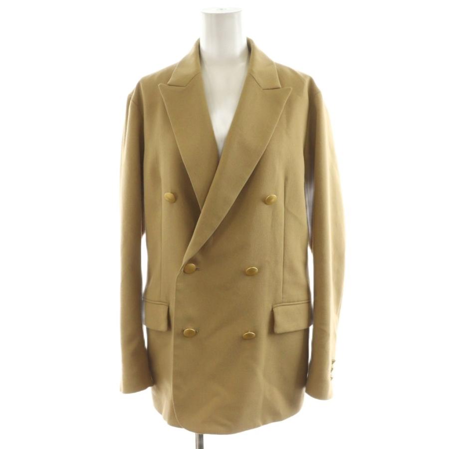 【中古】スピック&スパン Spick&Span 20SS ミラノツイルピークドカラージャケット テーラードジャケット 38 ベージュ スピック&スパン Spick&Span 20SS ミラノツイルピークドカラー