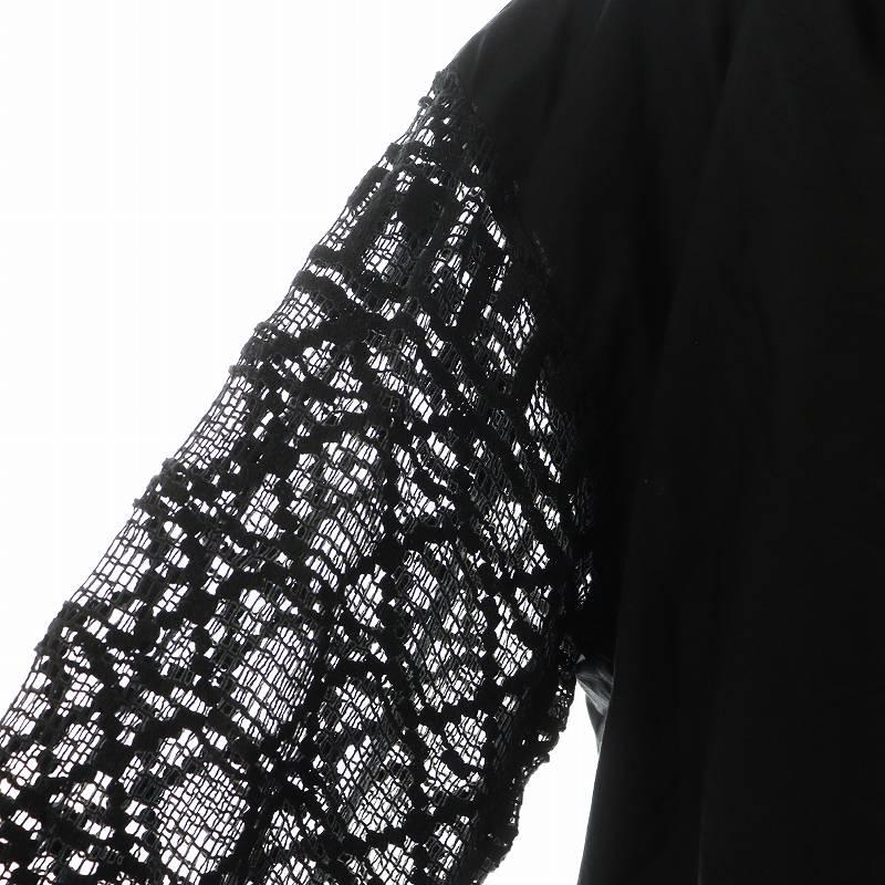 サラマリカ sara mallika Geometric Lace Joint Top シャツ ブラウス
