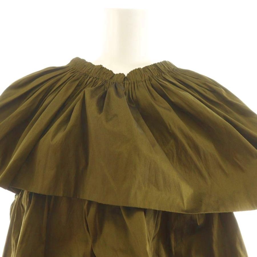 未使用品 サラマリカ sara mallika フリルレイヤードトップ シャツ