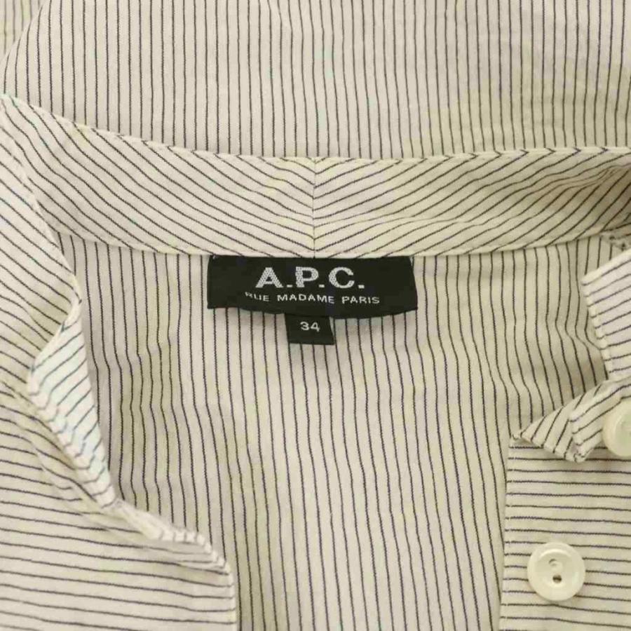 A.P.C.（アーペーセー） シャツ ブラウス 長袖 ストライプ プル