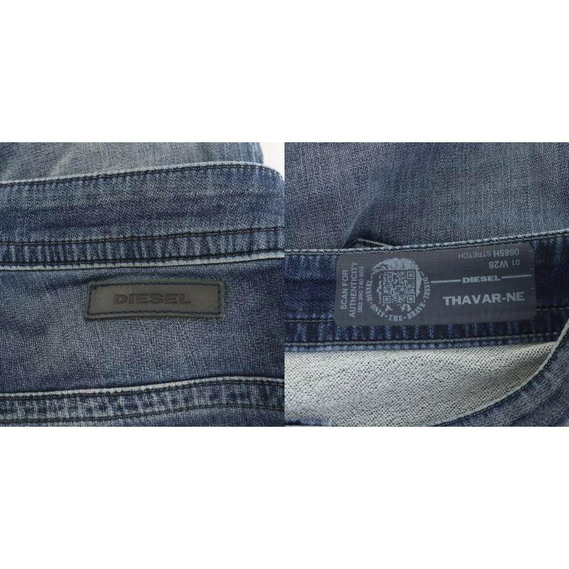 【中古】ディーゼル DIESEL THAVAR-NE デニムパンツ ジーンズ ジーパン ジッパーフライ W28 インディゴ /AN44 メンズ DIESEL（ディーゼル） DIESEL THAVAR-NE デニムパンツ ジーンズ