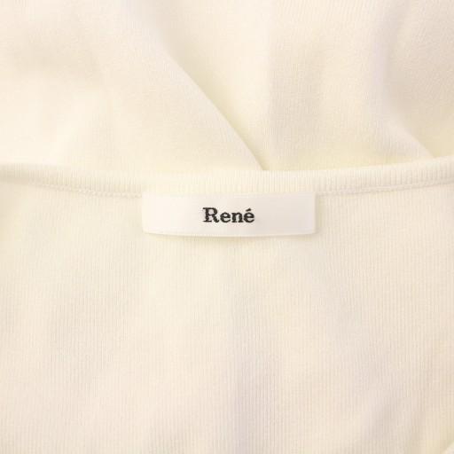 Rene（ルネ） ニットワンピース ノースリーブ ひざ丈 ダブル