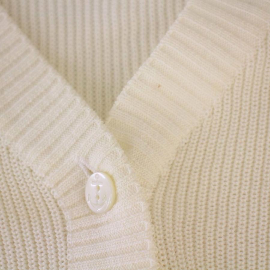 Rene（ルネ） ニット カーディガン 半袖 Vネック 36 白 6622090 /BM