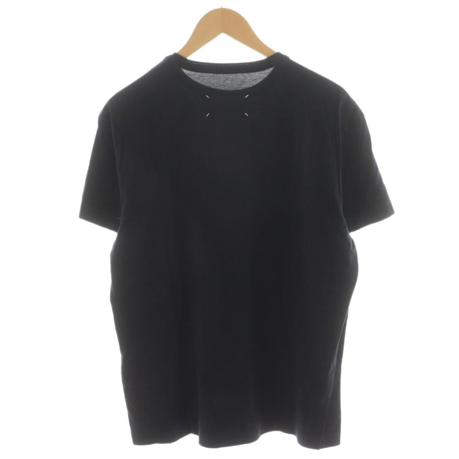 【中古】メゾンマルジェラ 10 Maison Margiela 10 Tシャツ カットソー 半袖 ロゴ コットン 48 黒 ブラック S30GC0701 メゾンマルジェラ 10 Maison Margiela Tシャツ カットソー 半袖 ロゴ