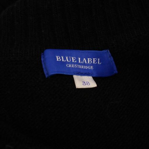 ブルーレーベルクレストブリッジ ニット セーター オフショルダー 長袖 38 黒 ブルーレーベルクレストブリッジ BLUE LABEL CRESTBRIDGE オフ
