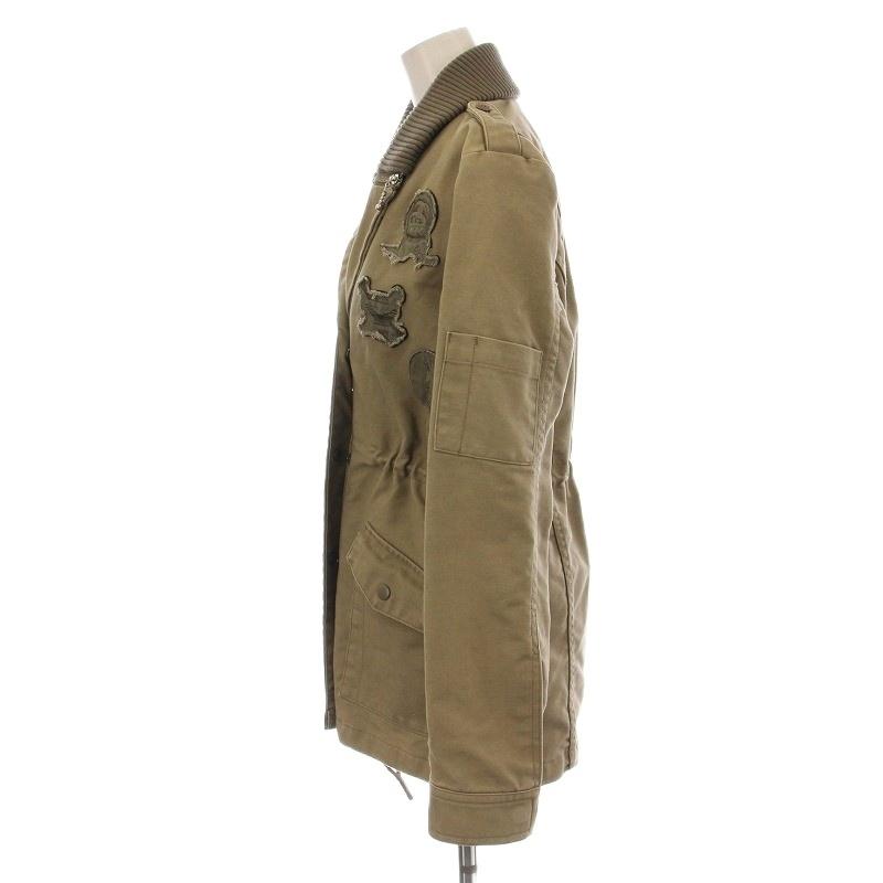STUSSY（ステューシー） ミリタリージャケット ワッペン ブルゾン S 