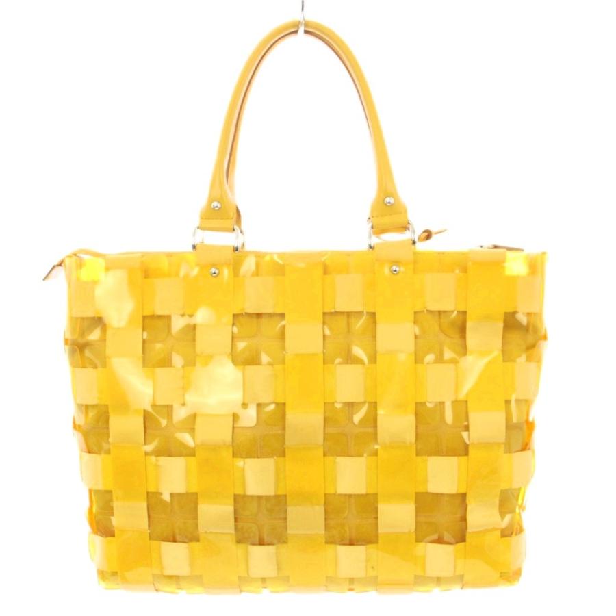 GINZA Kanematsu 銀座かねまつ トートバッグ チェック 切替 A4