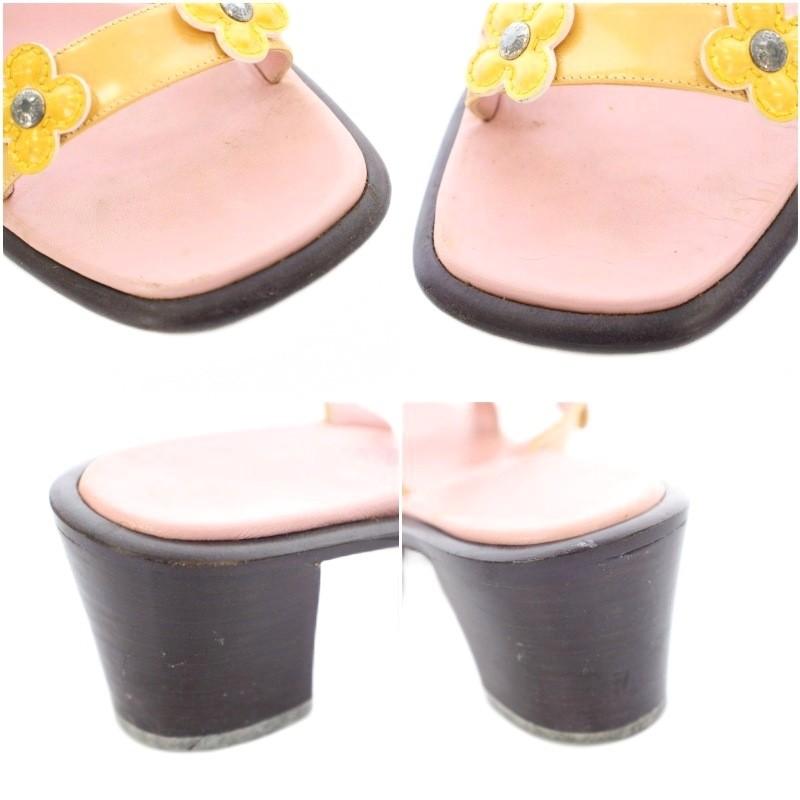 ルイヴィトン LOUIS VUITTON ヴェルニフラワー サンダル