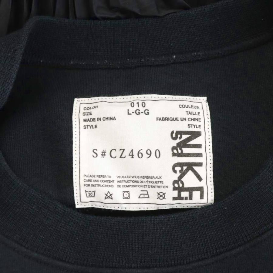 今季sacai アシンメトリーカットソーsize1 新品タグ NIKE（ナイキ） × サカイ sacai 20AW Tシャツ カットソー 半袖 バック