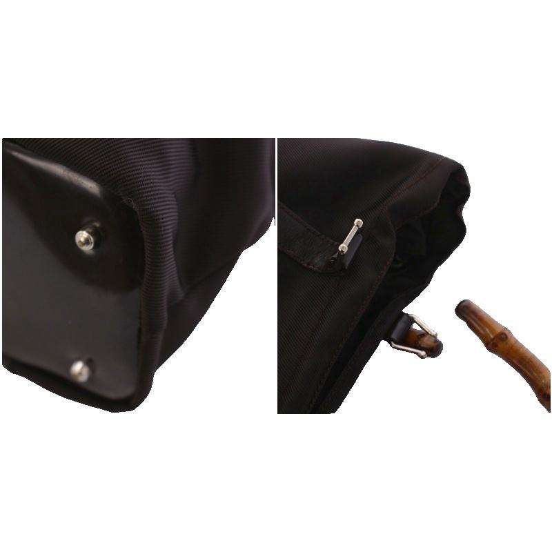 GUCCI（グッチ） バンブー ハンドバッグ トートバッグ ナイロン