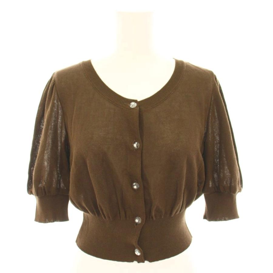 M'S GRACY オーガンジーニット38 お花刺繍入りクチュールニット | msgracy