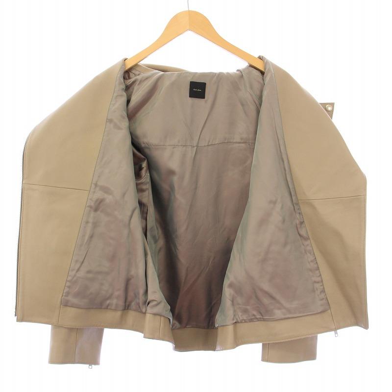 スピック&スパン Spick&Span レザーライダースジャケット 革