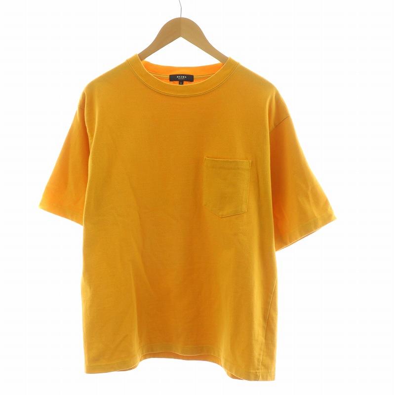 ビームスハート BEAMS HEART Tシャツ 半袖 プルオーバー S イエロー 42