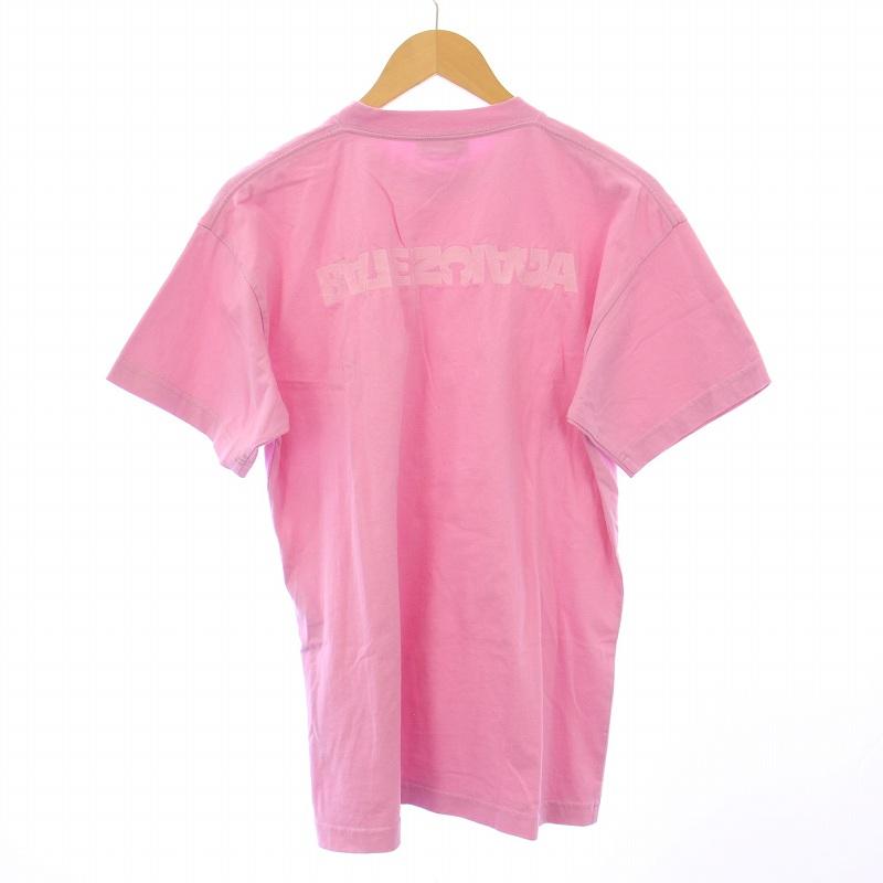 バレンシアガ ショートスリーブラウンドネックTシャツ 半袖 クルー  