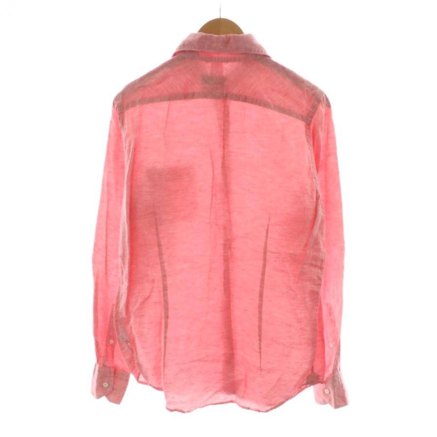 アントニオラヴェルダ ANTONIO LAVERDA シャツ 長袖 麻 リネン100％ M