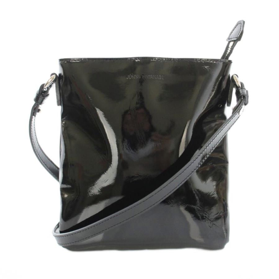 ジュンヤワタナベ 22SS メタリックミニショルダーバッグ スクエア 牛革