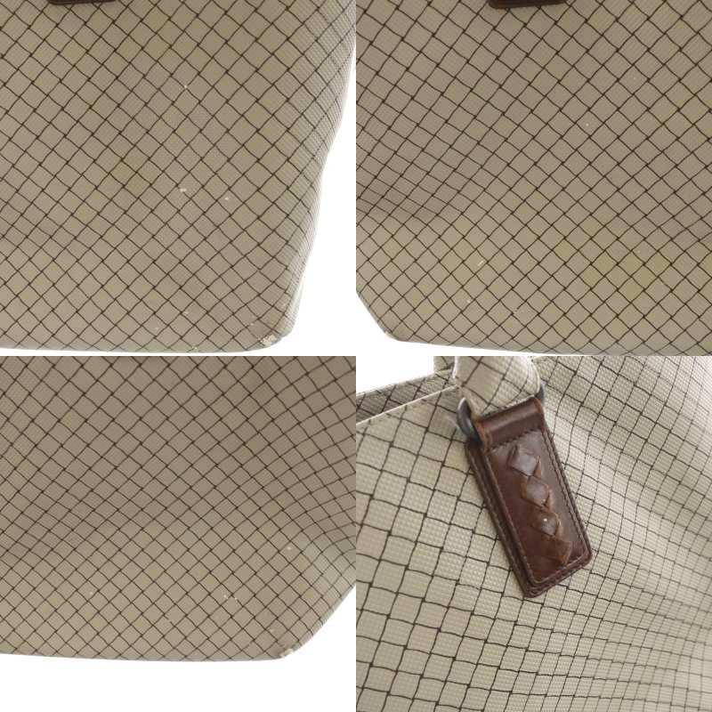 美品 ボッテガヴェネタ マルコポーロ トートバッグ イントレ PVC 肩掛け 青 ボッテガヴェネタ/トートバッグ/マルコポーロ/ブルー×黒/PVC