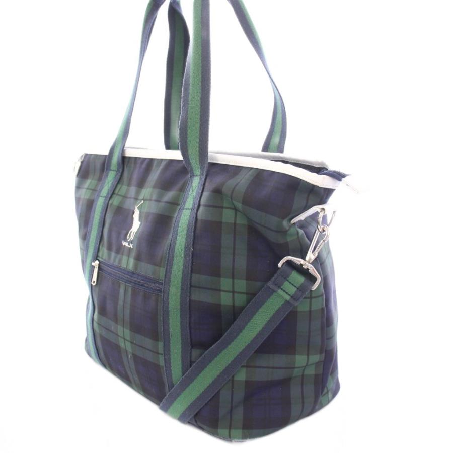 ポロゴルフ ラルフローレン チェックパターントートバッグ 2WAY