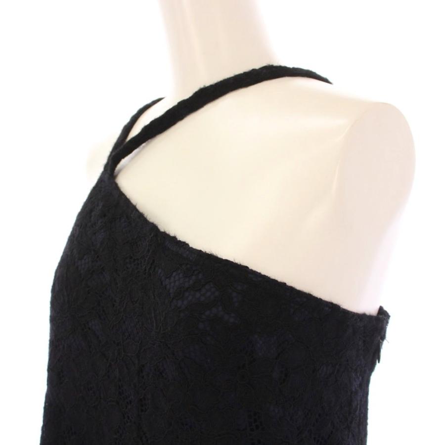 アメリヴィンテージ ONE SHOULDER LACE FLARE ROMPERS ワンショルダー