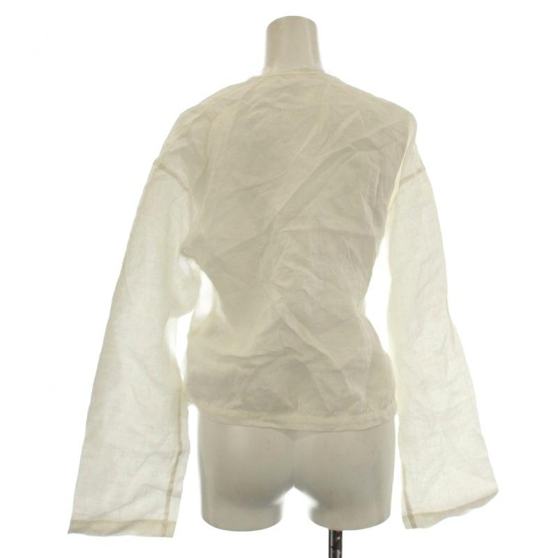 未使用品 プラージュ Plage Linen カシュクール laceブラウス 